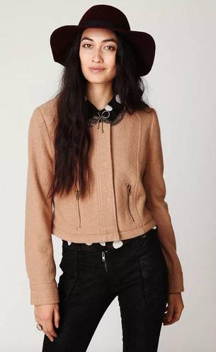 Free People  Convertible Wool Blend  Coat