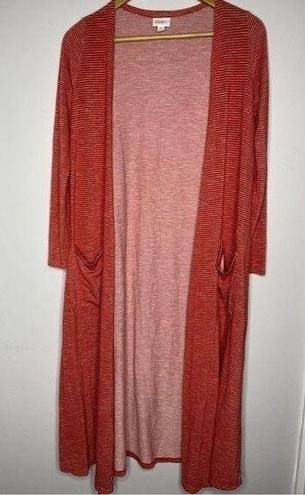 LuLaRoe  Sarah Long Cardigan Duster Sweater Size XS