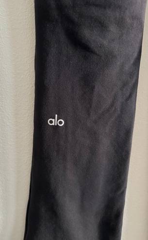 Alo Yoga Alo Airbrush High Waist Flutter Legging Flare XXS Black