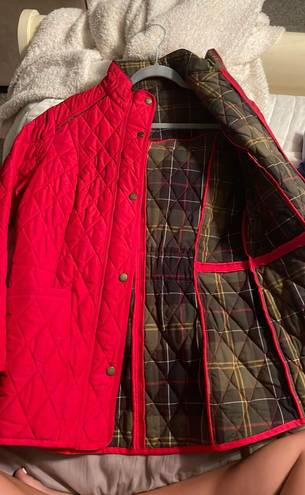 Barbour Red  Jacket