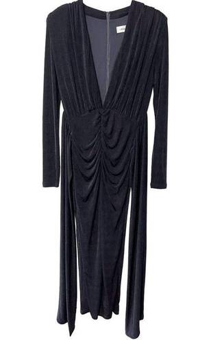 Misha Collection NWT  Francis Slinky Jersey Midi Dress in Navy