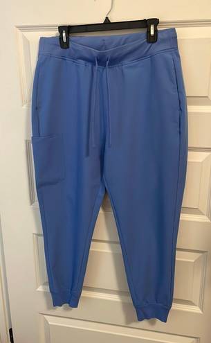 Mandala Scrub Pants Blue Size L petite