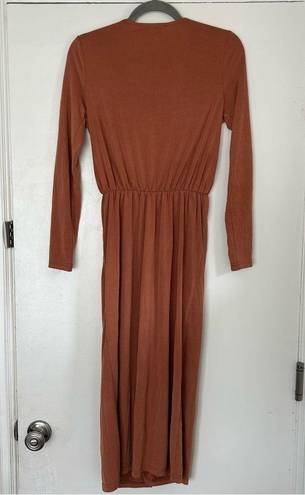 L'Academie L’ Academie X Revolve The Judy Dress Terracotta NWT S