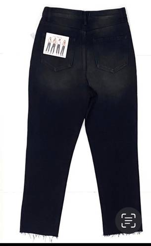 Simple Society Super High Waisted Straight Jeans