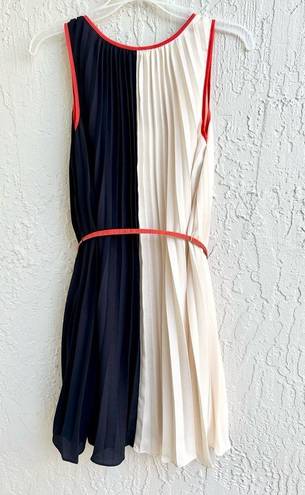 Ark & Co. color block pleated dress S