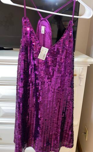 Frock Candy Purple Sequin Dress