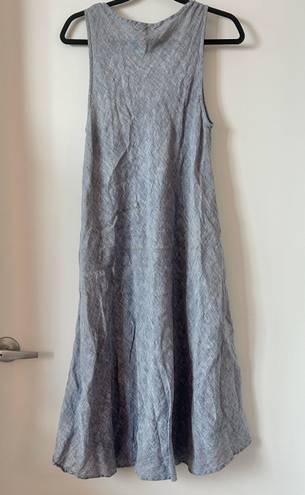 CP Shades  Bree Dress in Chambray 100% Linen Size M LIKE NEW