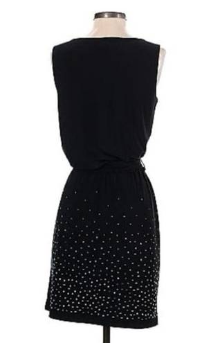 White House | Black Market  Black Sleeveless Studded Skirt Casual Dress Size XS