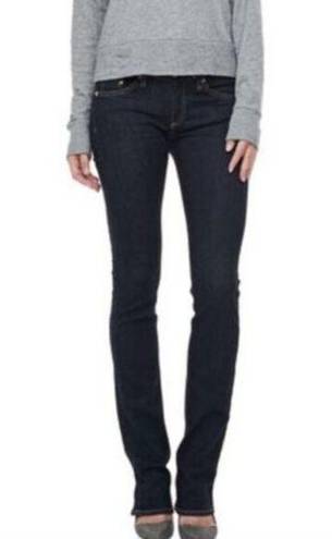 Rag and Bone  Stiletto Boot Cut Jeans in Drk Rinse 24 Tall