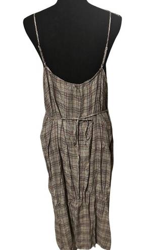 American Eagle  Plaid Maxi Dress