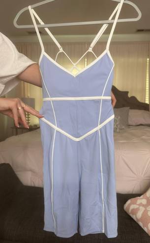 Yellow The Label Light Blue Romper