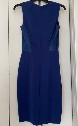 L'Agence L’AGENCE Royal Blue Scoop-neck Cocktail Dress Sz 8