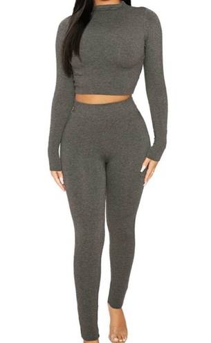 Naked Wardrobe NWT  Charcoal Leggings