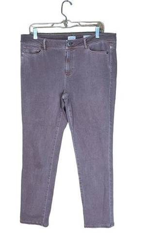 J.Jill  Authentic Fit Slim Ankle Size 12 Jeans, Dusty Rose