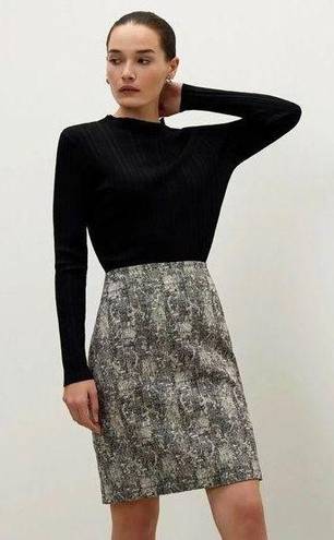 MM.LaFleur M.M. Fleur The Noho Skirt in Crackle Size 0P Pre-owned