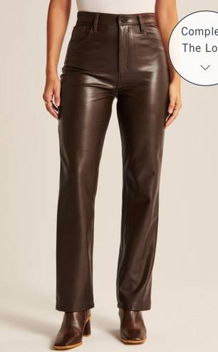 Abercrombie & Fitch Brown Leather Pants