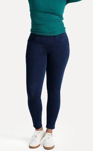 Betabrand  Dark Indigo Skinny Leg Four Pocket Yoga Denim Size S Petite