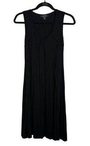 Karen Kane NWOT  Outside Seam Tank Dress Knee Length Jersey Knit Stretch Black XS