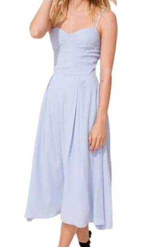 Yumi Kim  Prima Donna Light Blue Flowy Smocked Padded Bra Dress Size XS