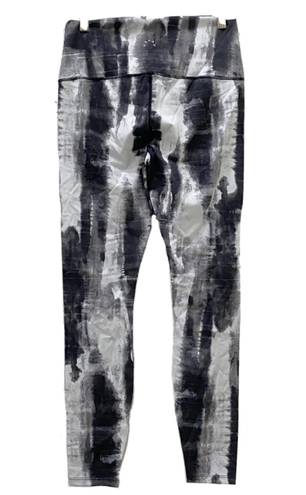 Luna VARLEY Black Gray Watercolor Print  Legging M