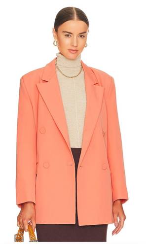 Bardot Oversized Blazer in Orange Fizz XS