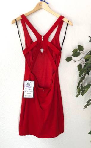 B Darlin NWT B. Darlin Red Cutout Dress