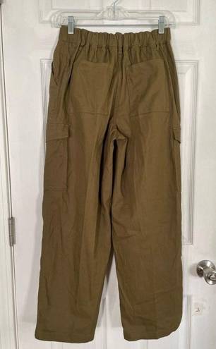 Oak + Fort  Cargo Pants Military Olive Green Size Small NEW