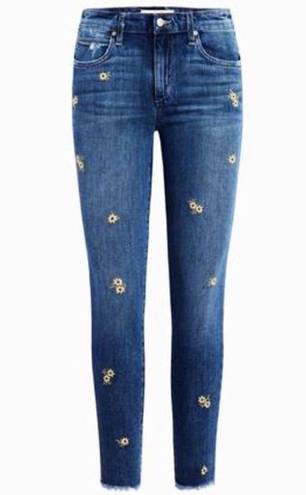 Joe’s Jeans Joe's Jeans The Icon Skinny Crop Brooklynn Daisy High-Rise Floral Distressed 24