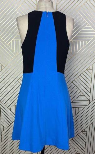 Rag and Bone  Adeline Colorblock Fit & Flare Dress in Blue & Black Size US 4