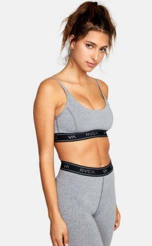 RVCA Base Bra Sports Bra Gray Size XL