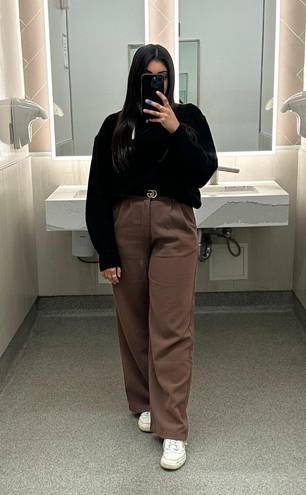 Abercrombie & Fitch Tailored Wide Leg Pants