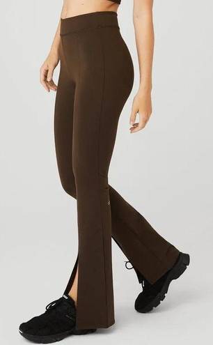 Alo Yoga High-waist Airbrush Flutter Legging In Expresso S