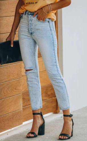 VICI Lennon Distressed Denim Jeans Ankle Length  Dolls