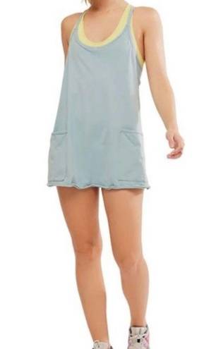 Free People NWOT  Movement Hot Shot Mini Dress - Eucalyptus - S