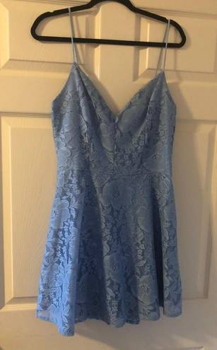 Blue Lace Dress Size L