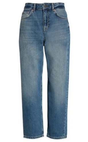 Reiss 💕💕 Elle High Waist Crop Jeans ~ Mid Blue 30 NWT