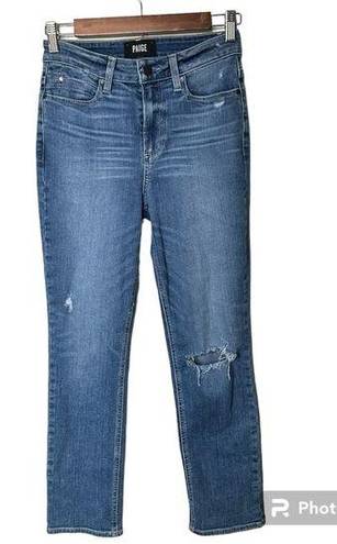 Paige Cindy Bootcut Distressed Jeans Size 26