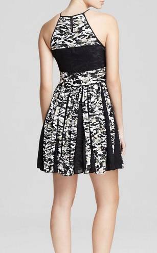 Parker Kerri Tidal Camouflage Pleated Dress XS