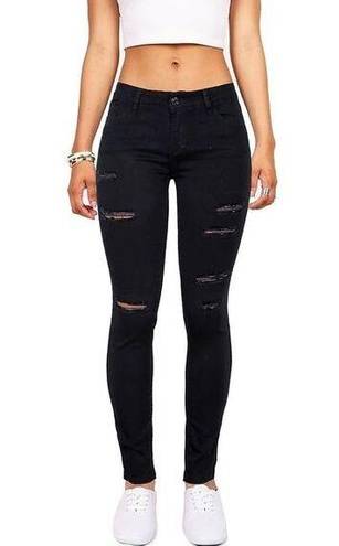 Wax Jean Wax Women's high rise Skinny Jegging Jeans w Distressing Jeans size 5/27