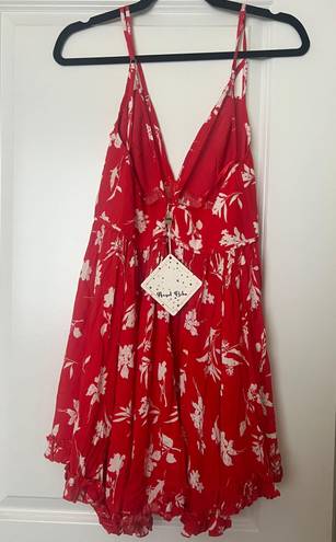 Mura Boutique Red And White Mini Dress NWT! 