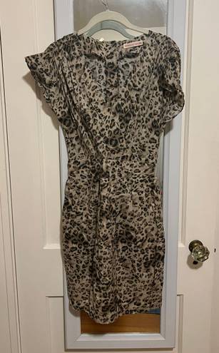 Rebecca Taylor Leopard Print Dress