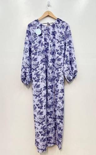 Hill House  The Simone Dress in Lilac Tonal Floral size Large NWT