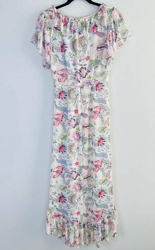 Cinq à Sept NEW  Sheilla Maxi Dress in Celeste Multi Floral