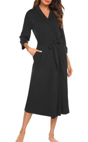 Amazon black bath robe