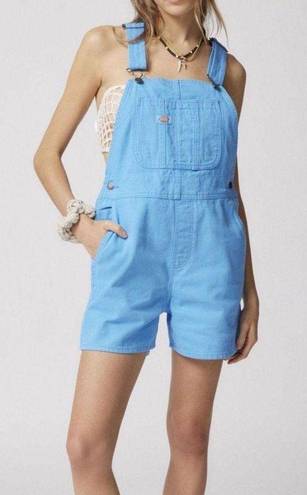 Urban Outfitters NWT  Dickies Canvas Shortall Overall Blue Large