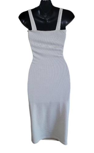 Oh My Love  Women's Cream Sleeveless Midi Dress Size Xsmall