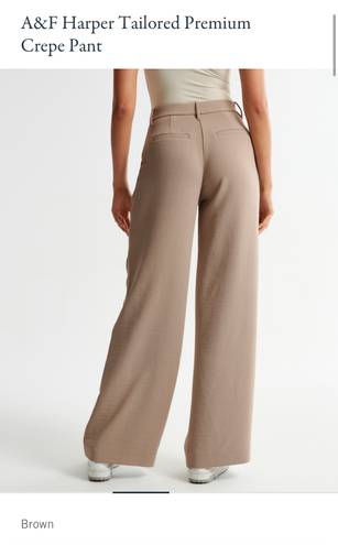 Abercrombie & Fitch A&F Harper Tailored Premium Crepe Pant 