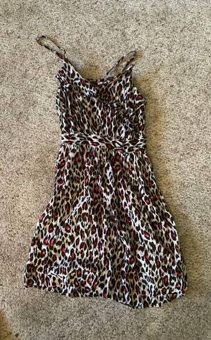 Xhilaration Cheetah Print Dress 