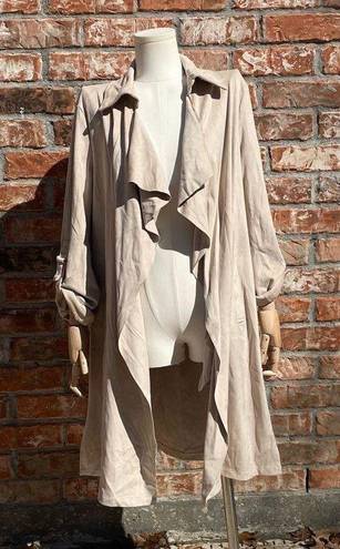 Marc New York ivory boho faux suede jacket / S / Excellent condition