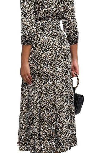 Equipment  Lenora Leopard Midi Dress